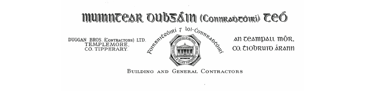 Duggan Brothers Old Letterhead